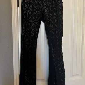 SW3 Bedspoke black lace pants size 4.
